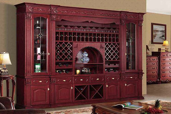 实木酒柜